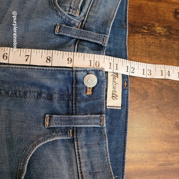 Madewell Jeans Sz 26 Jegging 10" High Rise Tummy Control Medium Light Wash AA618 - Picture 10 of 13